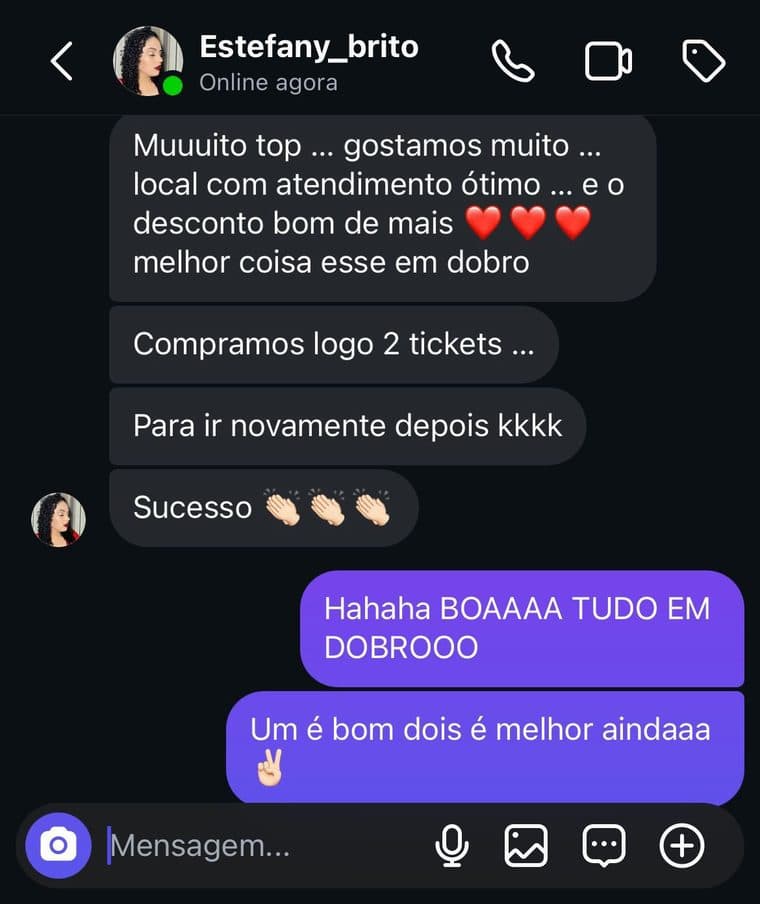 Depoimento de Estefany Brito — floripa em Dobro