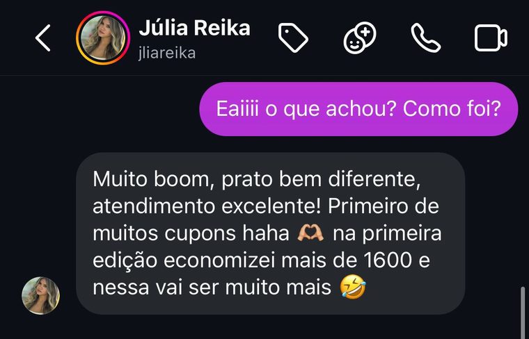 Depoimento de Júlia Reika — floripa em Dobro