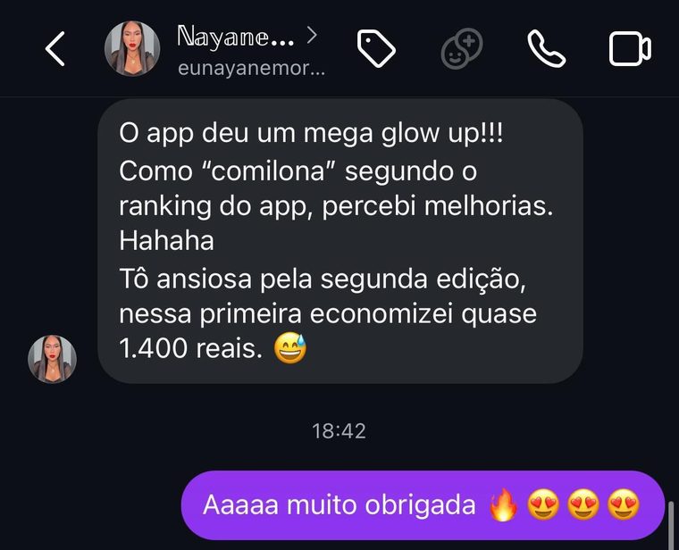 Depoimento de Nayane — floripa em Dobro